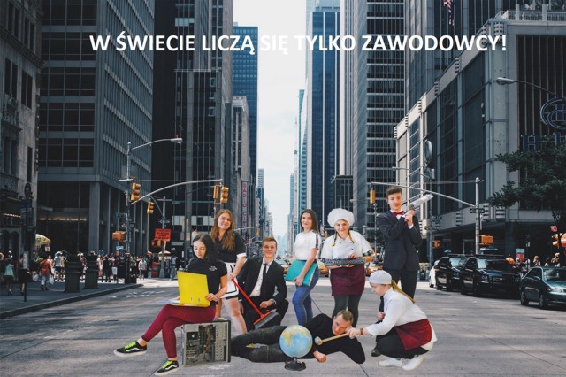 plakat - w świecie liczą się tylko zawodowcy