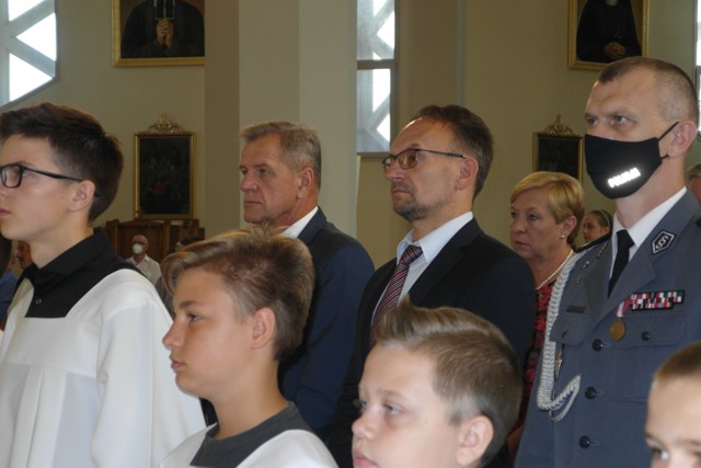 starosta bielski Sławomir Jerzy Snarski i wicestarosta Piotr Bożko