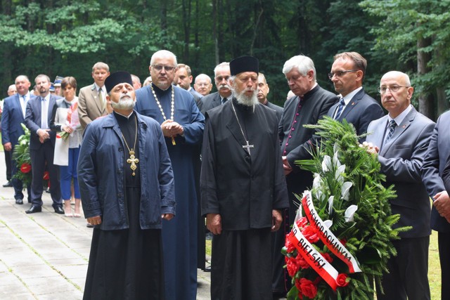 zdjęcie: Obchody 74. rocznicy zbrodni w Lesie Pilickim