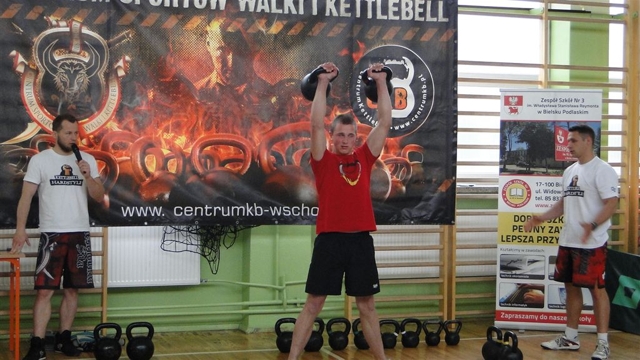 zdjęcie: Finał Turnieju Szkół Ponadgimnazjalnych Kettlebell Hardstyle o Puchar Starosty Bielskiego